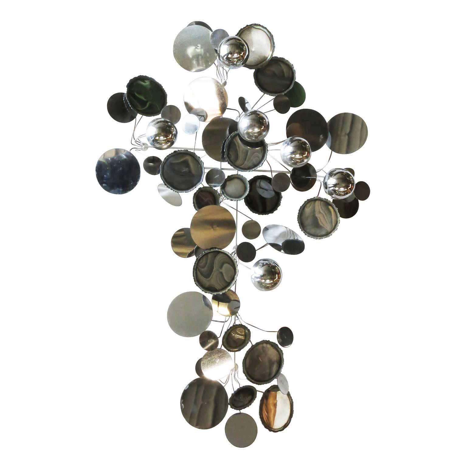 Curtis Jere raindrops Sculptural Wall Art By Artisan House Modernism